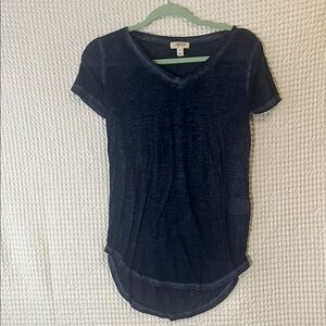 Style & Co. Navy Short Sleeve Tee